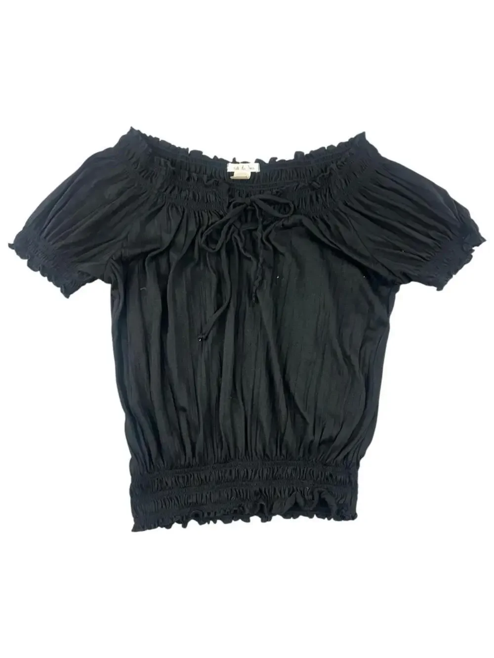 Off the Shoulder Smocked Top - Picture 2 of 8